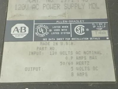 USED ALLEN-BRADLEY 1771-P4S
