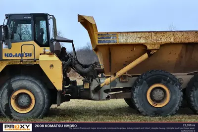 Used 2008 KOMATSU HM350 Articulated Dump Trucks Pennsylvania US | Proxy Equipment #1382902