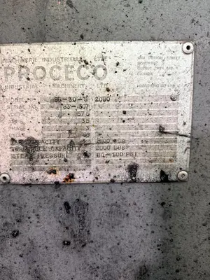Used 2000 PROCECO TYPHOON 96-30-3 Parts Washers Ohio US | G-2000, Inc. #1363177