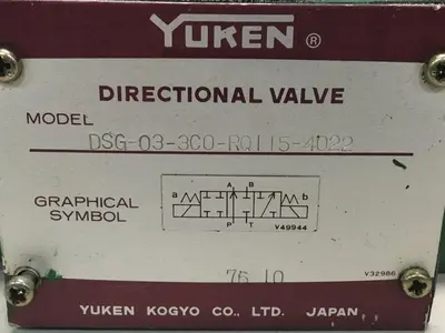 USED YUKEN DSG-03-3C0-RQ115-4022