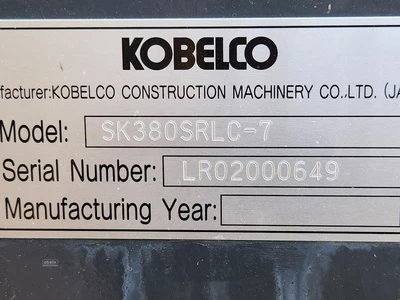 Used 2024 KOBELCO SK380SR LC-7 Crawler Excavators | Abele Tractor #1342809