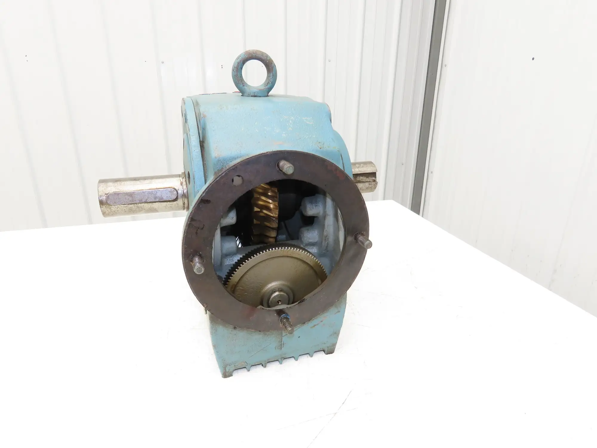 Sew Eurodrive SF80 GN132S B HR Helical Worm Gearbox 62.9 Ratio 29rpm Dual Shaft