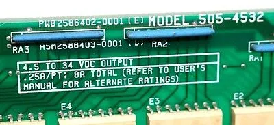 USED SIEMENS 505-4532 OUTPUT MODULE 5054532