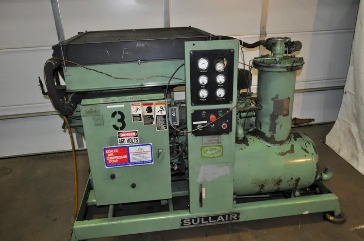 Used SULLAIR 16B-60H ACAC Rotary Screw & Sliding Vane Air Compressors | D & D Industries #438059