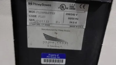PITNEY BOWES FlowMaster 12000 Inserters Mailing and Inserting Equipment | Machinery Solutions Group, Inc. (32)