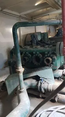 USED EMSCO F800 TRIPLEX MUD PUMP