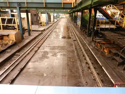 USED TRANSPORTWAGON ON RAILS 13 000 MM