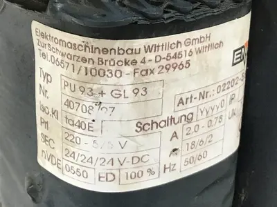 USED EMB WITTLICH PU93+GL93