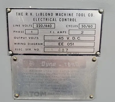 Used LEBLOND 19 REGAL Engine Lathes Kentucky US | Machinery Central #902008