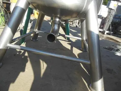 Tank, 125 Gallon, 316 Stainless Steel, 28" x 48", FT/DB, Internal Coils, #S742283