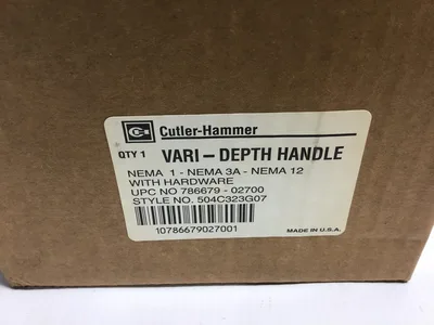 Cutler-Hammer VARI-Depth Rotary Handle Nema 1 – Nema 3A – Nema 12