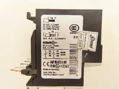 Siemens 3RU1116-1KB0 Overload Relay Motor Protection 9-12A 690V 1NO 1NC
