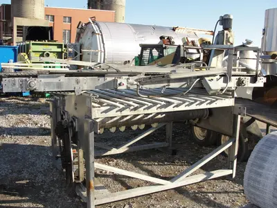 SPC6991  Accumulation Table 480" long x 72" wide Nercon rectangular bi-directional accumulation table Stainless Steel
