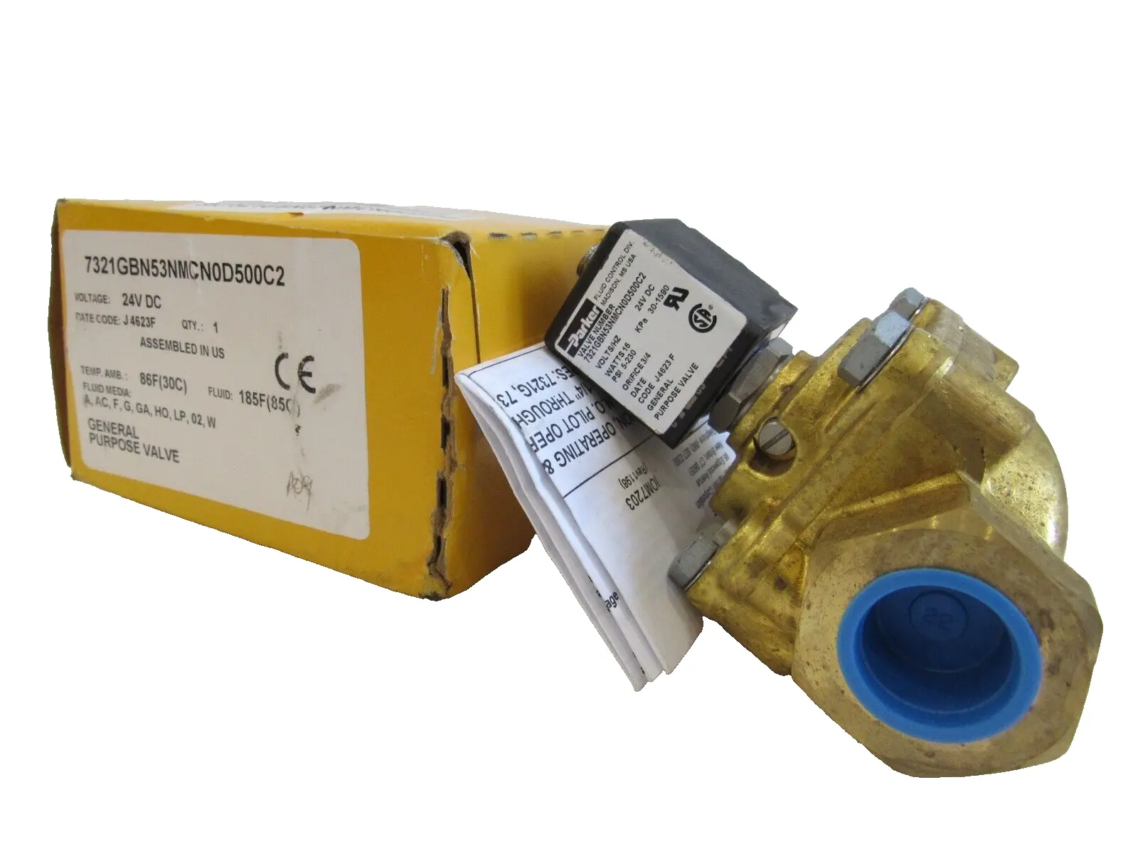 NEW PARKER 7321GBN53NMCN0D500C2 VALVE 24VDC