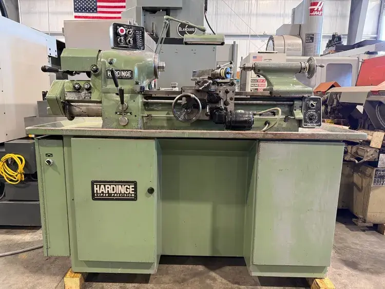 Used 1981 HARDINGE HLV-H-EM Precision Lathes Illinois US | BLUMBERG MACHINERY COMPANY #396375