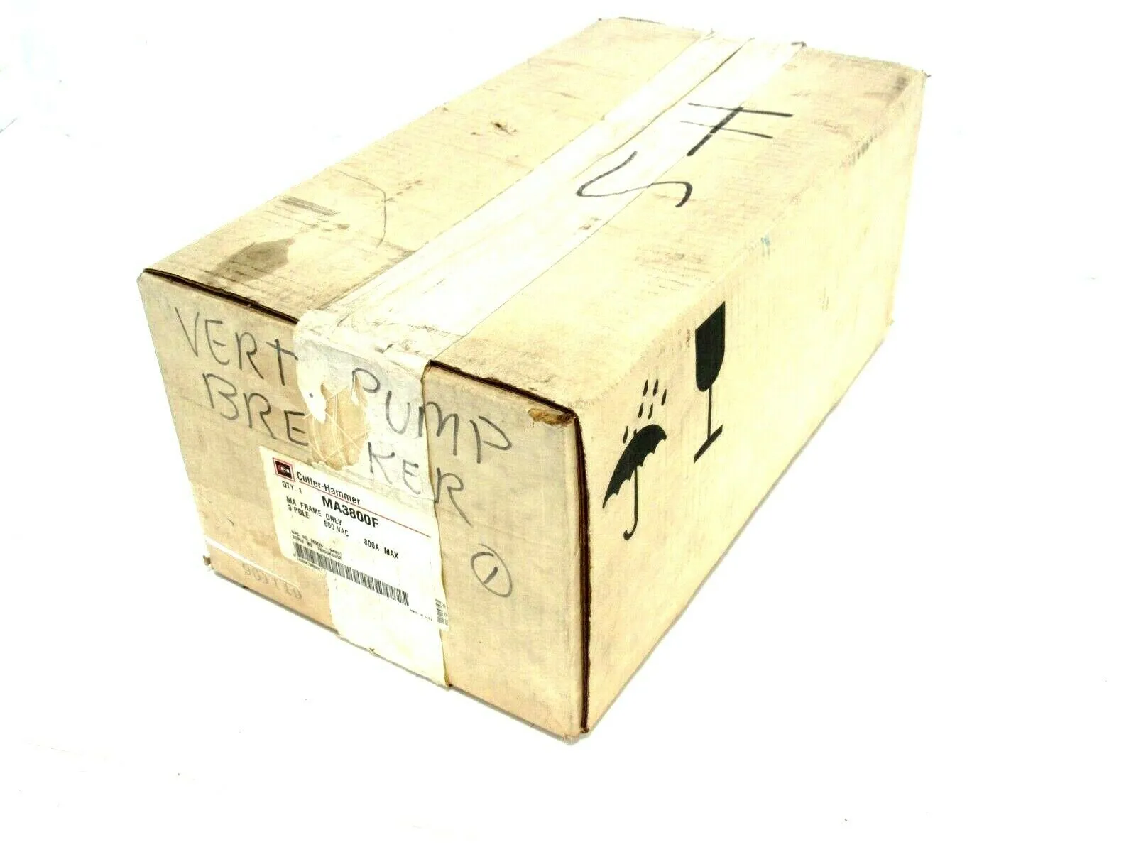 NEW CUTLER HAMMER MA3800F CIRCUIT BREAKER 3P 600VAC 800A 2600D43G02