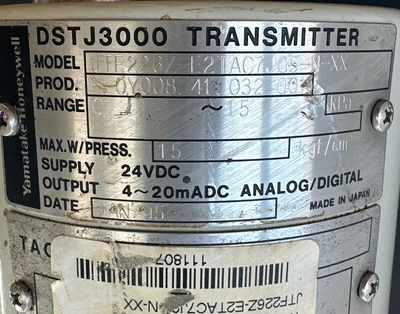 USED Honeywell JTF226-E2TAC7J05-N-XX