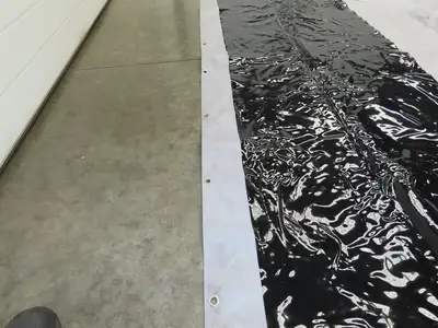 Singer Safety 82"x 15' Vinyl Welding Curtain Weld Vision Tinted Strip