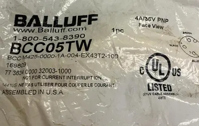 New | in-Stock BALLUFF BCC05TW Miscellaneous Equipment (Electrical & Power) | Surplus Asset Holdings #1190011