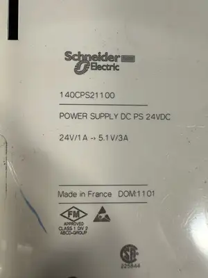 Schneider Electric 140CPS21100 Power Supply DC PS 24VDC (7.2.5)