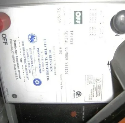 GE 800 amp Powerbreak Circuit Breaker, Item # 1427