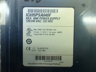 NEW GE FANUC IC695PSA040F
