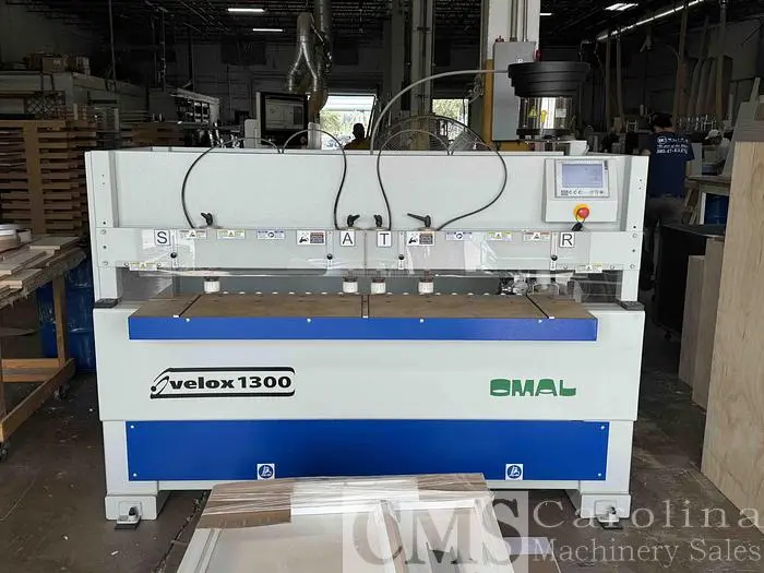 Used 2023 OMAL VELOUX 1300 INDEX BORE AND DOWEL Woodworking Horizontal Boring Machines | CAROLINA MACHINERY SALES #421463