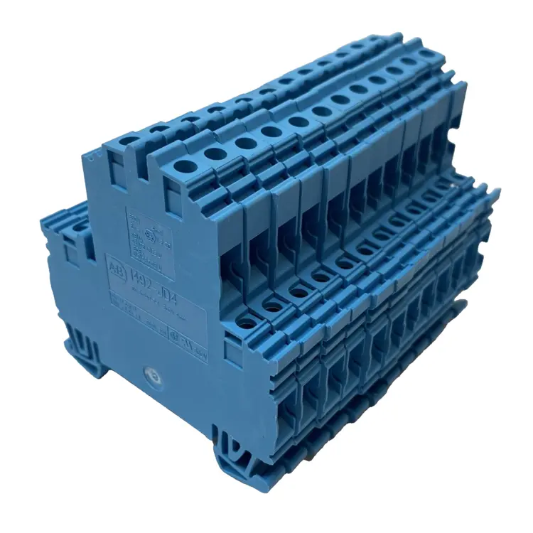 Used ALLEN-BRADLEY SER A FEED THROUGH TERMINAL BLOCK BLUE LOT OF 12 Terminal Blocks Michigan US | Maverick Industrial Sales #1091147