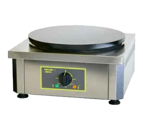 Equipex 350E 13 3/4" Single Crepe Maker w/ Cast Iron Plate, 208v/1ph