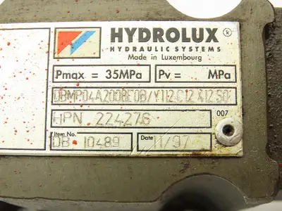 Used HYDROLUX MOOG _UNKNOWN_ Valves/Fittings | Arrow Industrial #622649