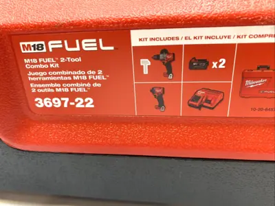 Used Milwaukee M18 Fuel 2-Tool Combo Kit CASE ONLY Power & Hand Tools (Misc) Michigan US | Maverick Industrial Sales #1398197