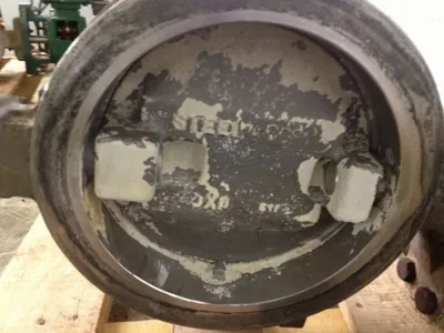Fisher type 8550 Butterfly Valve size 10"