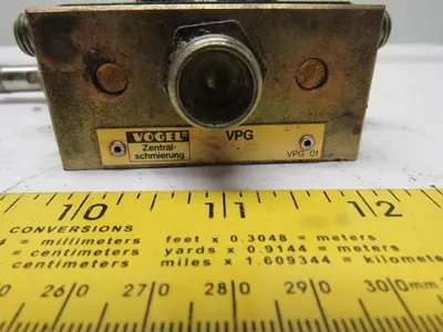 Vogel VPG Centralized Lubrication Distribution Block  (2)3S & 6S