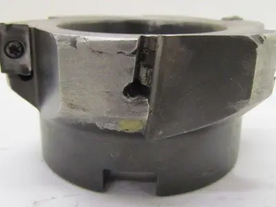 Ingersoll 4" Face Mill indexable Milling Cutter 1 1/2" Arbor 6-Inserts