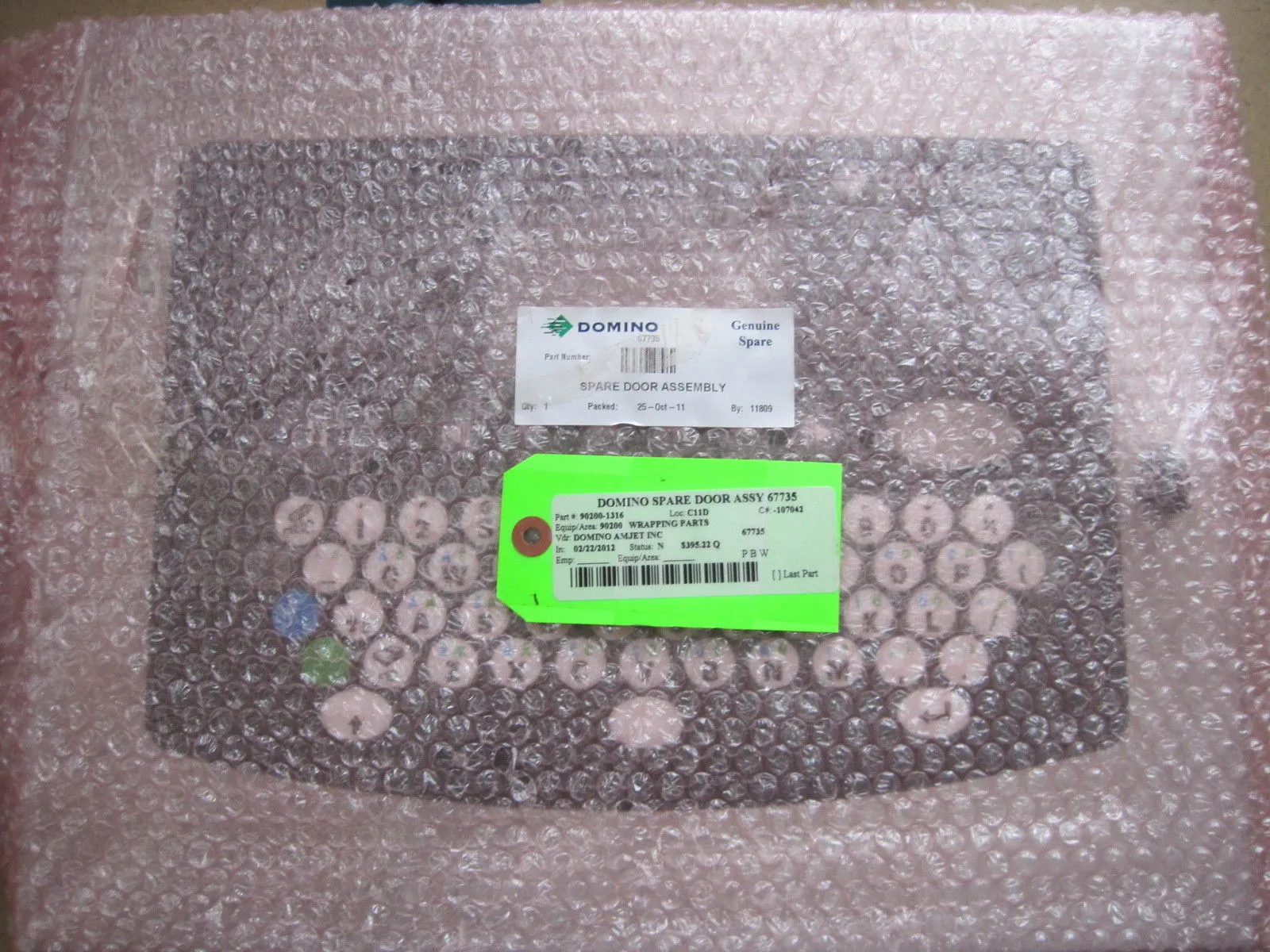 NEW DOMINO 67735 SPARE DOOR ASSEMBLY