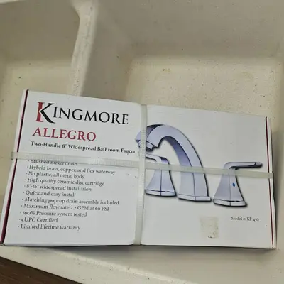 Urathane Kitchen Sink w/New Faucet Set