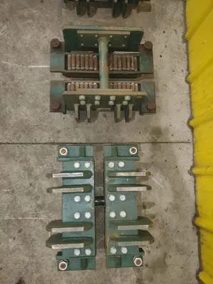(4) 4 TON HILLMAN MODEL #B1-4  ROLLER TYPE MACHINERY MOVING SKATES: STOCK #22989