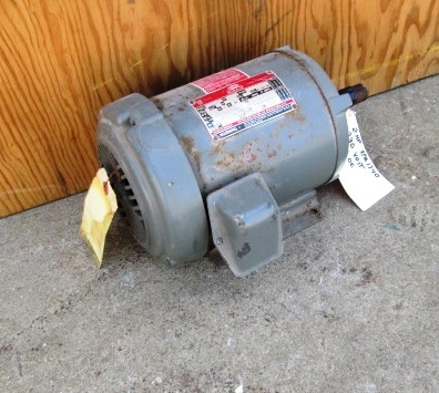 2 HP Dayton Tri-Volt Electric Motor, 1740 rpm