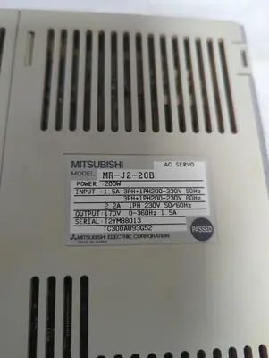Used MITSUBISHI ELECTRIC MR-J2-20B Industrial Controls Ohio US | Surplus Asset Holdings #1364049