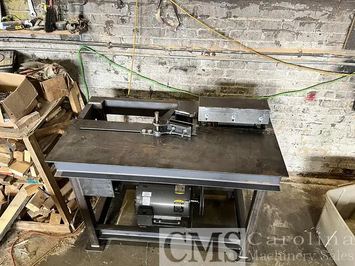 Used CUSTOM BUILT SINGLE HEAD PALLET NOTCHER Notching Machines | CAROLINA MACHINERY SALES #421073