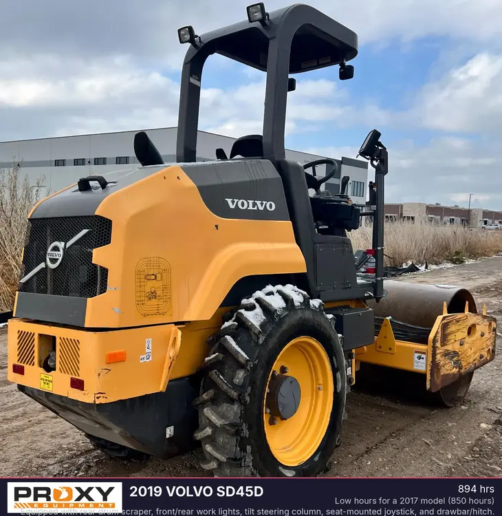 Used 2019 VOLVO SD45D Single Drum Rollers Utah US | Proxy Equipment #1385359