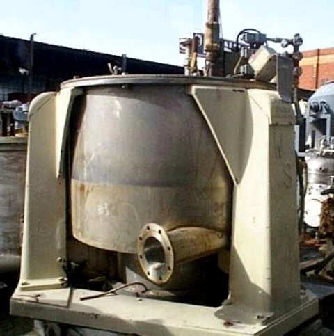 Western States 40 x 24 perforate basket centrifuge, 316SS.
