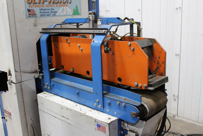 Ultimizers Duo-Drive Optimizing Cut-off Saw w/ Ulti-Vision Defect Scanner and Kicker Station