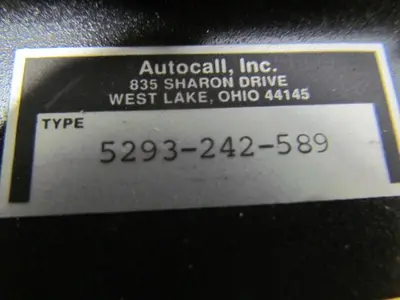Thorn Auto Call 5293-242-589 Industrial Fire Alarm Control Board
