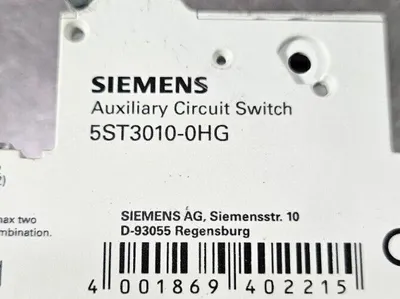 Siemens 5ST3010-0HG Auxiliary Circuit Switch. 4E-17