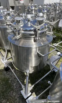 Industrial Stainless Steel Jacketed Freeze/Thaw Tank - Used