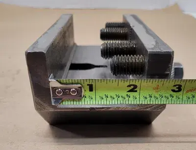 LATHE TOOL POST HOLDER 3-1/4” H X 6” L X 2-3/8” W, WEDGE 2-3/4”, CAPACITY 2-1/8”