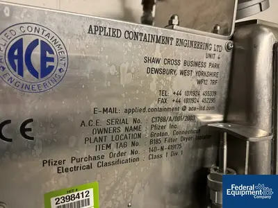 USED Rosenmund 0.06 Sq Meter Rosenmund Filter Dryer, Hastelloy C22
