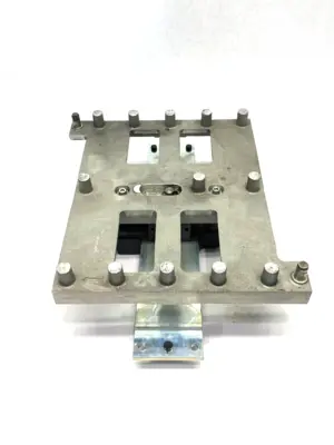 USED BOSCH REXROTH WORKPIECE PALLET PE 2 POSITIONING UNIT, 400 X 320