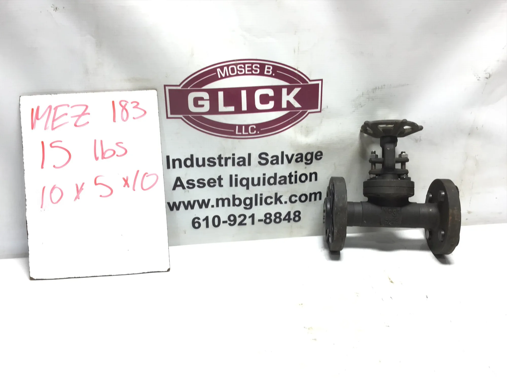 New Flowserve Vogt 373  Size: 3/4″ 600 Gate Valve API602/B16.34